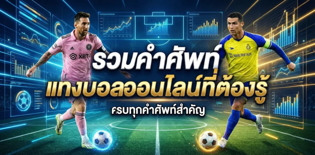 รวมคำศัพท์แทงบอลออนไลน์ที่ต้องรู้